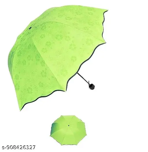 Designer Multicolor Color Changing Umbrella Floral Magic Effect – Rain Activated Pattern Waterproof Windproof Stylish Folding Umbrella for Women