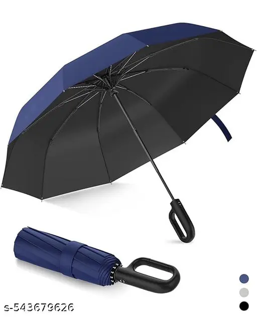 UV Umbrella for Women, Mini Folding Portable 3-Fold Umbrellas  Automatic Open and Close for Rain and Sun Protection, Anti-Slip  Windproof Umbrlla with Carabiner Handle  Turbo wall-Outlet Chata for Rain